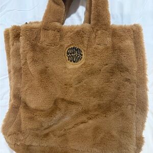 H&M Tan Faux Fur Tote Bag